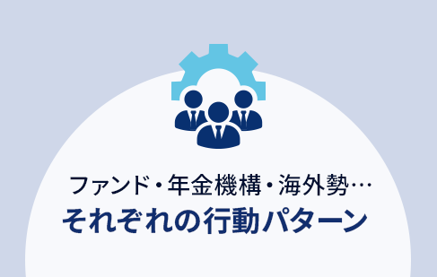 それぞれの行動パターン